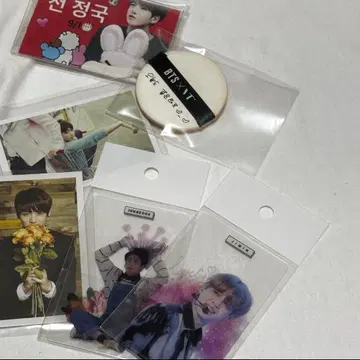 BTS 트레이딩 카드 포토 카드 캔뱃지