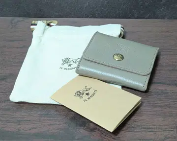 [ 새상품 ] 일비종떼 IL BISONTE 코인 케이스 코인 퍼스 그레이