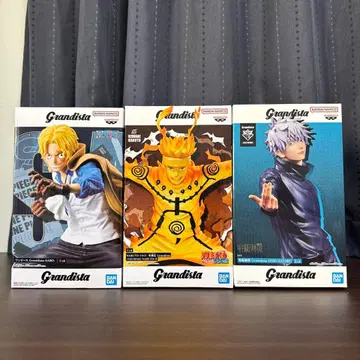 Grandista 피규어 3체 세트 우즈마키 나루토 사보 고죠 사토루