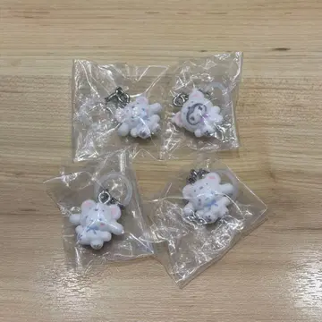 산리오 메지루시 시나몬 쿠로미 복슬복슬 스노우 플로키 화이트 베어