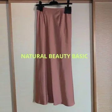 NATURAL BEAUTY BASIC 롱 스커트