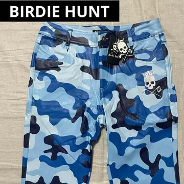 새상품 택 포함 버디헌트 나일론 계열 팬츠 36 블루 계열 카모플라주