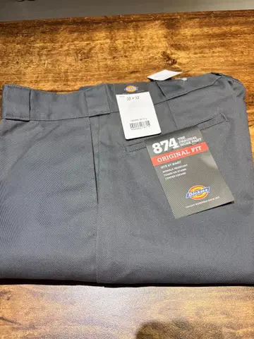 [ 미사용 새상품 ] 디키즈 874 BK 32x32 워크 팬츠 GRAY