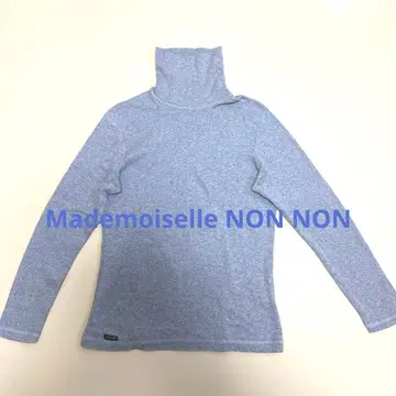 Mademoiselle non non 터틀넥 긴팔 상의