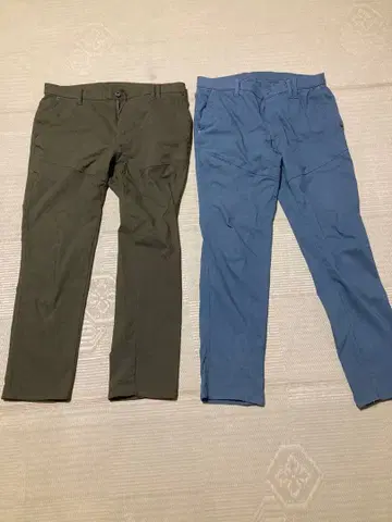 워크맨 웜 슬랙스 4L 2개 세트 올리브 블루