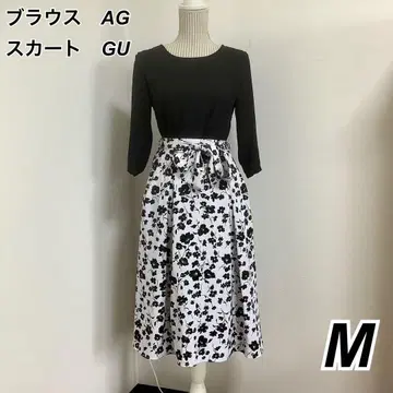 [코디 판매] 블라우스[AG] & 스커트[GU]