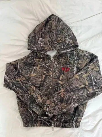 리얼 트리 지퍼 후드티