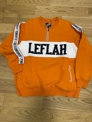 LEFLAH 오렌지 집업 트레이닝복
