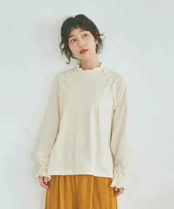 tumugu 폴 셔링 천축 하이넥 풀오버