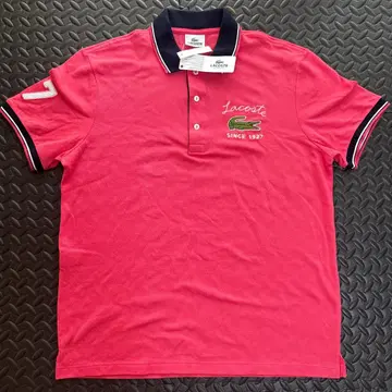 LACOSTE 핑크 피케 셔츠 PH7743