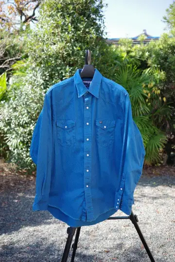 Wrangler 웨스턴 셔츠 17-35 롱 기장