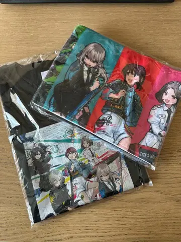 걸즈 밴드 클라이 2nd 라이브 머플러 타월 t셔츠 세트