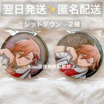 토겐안키 시트 다운 캔뱃지 오이란자카 쿄야 2종 새상품 쿄야