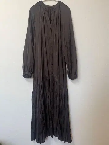 새틴 티어드 원피스