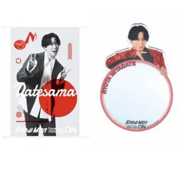 ON Snow Man 굿즈 클리어 스티커 미러 스티커 미야타테 료타