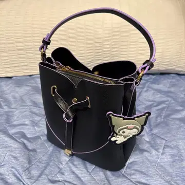 ViS 쿠로미 숄더백 버킷백 블랙 보라색