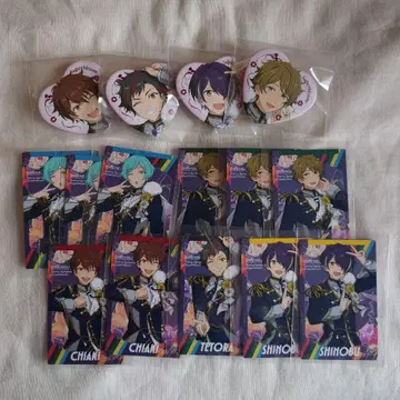 앙상블 스타즈!! 앙스타 스타포니 유성대 캔뱃지 미니 카드