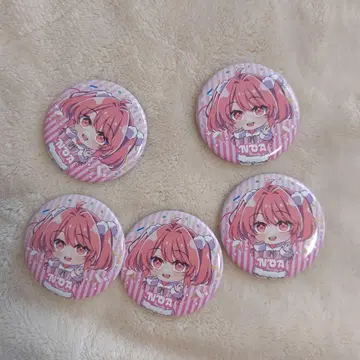 컬러풀 피치 노아님 캔 배지