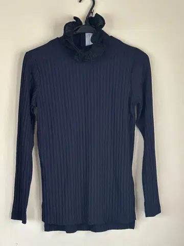 Victoria Victoria Beckham 다크 네이비 긴팔 상의