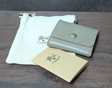 [새상품] 일비종떼 IL BISONTE 코인 케이스 그레이