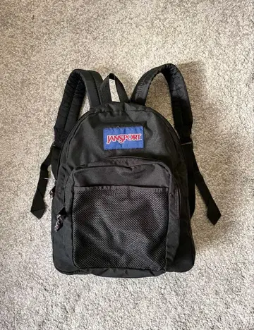 USA 제 Jansport 얀스포 블랙 백팩 백 Eastpak