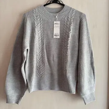 any SiS 하이넥 니트 그레이