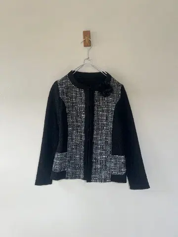 새상품급 Arte soie 알테소와 트위드풍 플리츠 앙상블