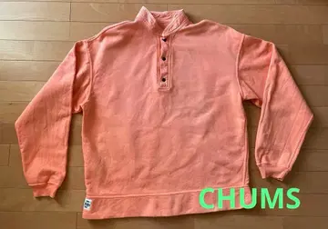 CHUMS 참스 USA 허리케인 맨투맨 오렌지 M 구제 의류