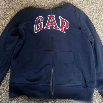 GAP 네이비 풀 집업 후드티