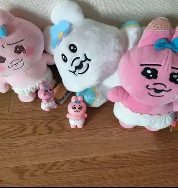 빤쮸토끼 닌포차무 마스코트 봉제 인형 세트