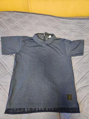 아디다스 골프웨어 메쉬 반팔 풀오버 셔츠