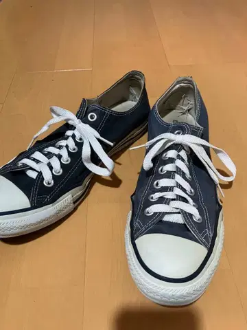 CONVERSE ALL STAR OX 네이비 로우 스니커즈 27.5