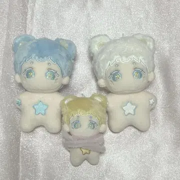 무속성 옷 갈아입기, 봉제 인형 10cm 5cm 3체 세트