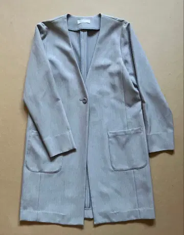 anySIS 노카라 롱 블레이저 코트