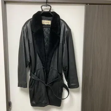 ART GLENHILL 블랙 가죽 자켓