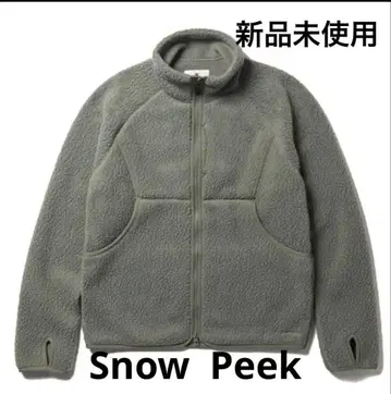 스노우피크 Snow Peek 플리스 미사용 새상품 플리스 자켓 XL