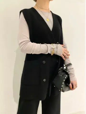 슈퍼 파인 울 캐시미어 밀라노 리브 베스트