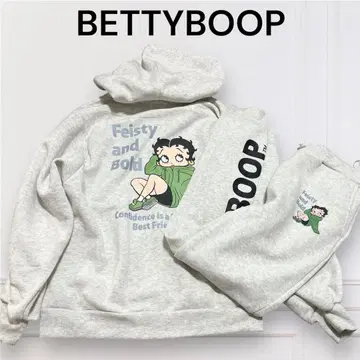새상품! 베티짱 BETTY BOOP 후드티 바지 셋업 2점