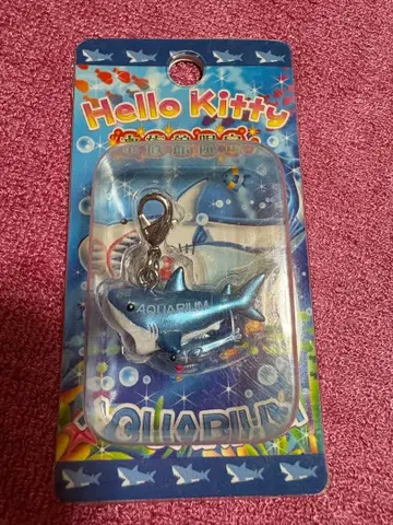 지역 한정 키티 Hello Kitty 수족관 한정판 상어 키링 2007