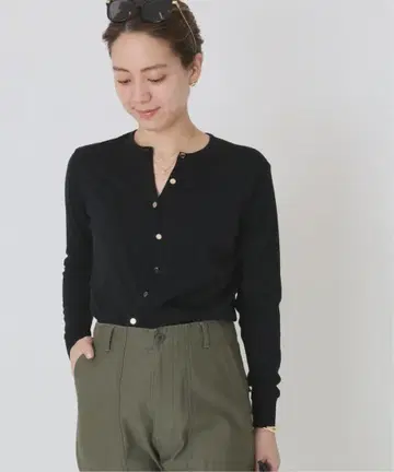 새상품급 Deuxieme Classe FF30 크루넥 가디건