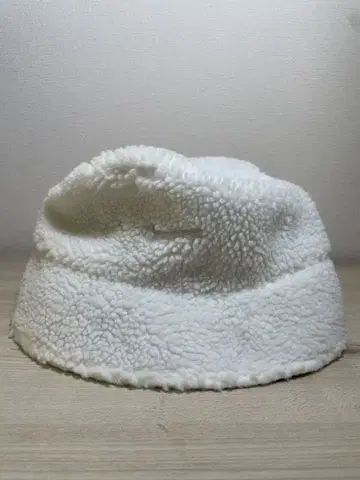 나이키 플리스 버킷햇 화이트