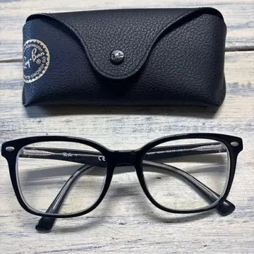 레이밴 RB 5285F 블랙 안경 케이스 포함