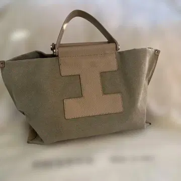 IACUCCI 이 베이지 토트백 파우치 포함