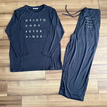 젤라또피케 긴팔 룸웨어 세트 네이비