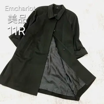 새상품급 Emchariot 캐시미어 100% 롱 코트 엔차리오트 블랙