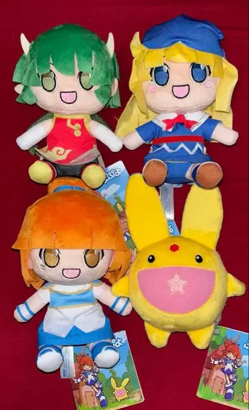 뿌요뿌요 봉제 인형 전 4종 세트