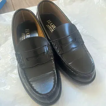 HARUTA 로퍼 블랙 24.5cm