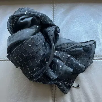 쉬폰 스톨*블랙 180 x 42cm