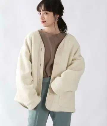 LOWRYSFARM 로리즈팜 보아 블루종 아우터