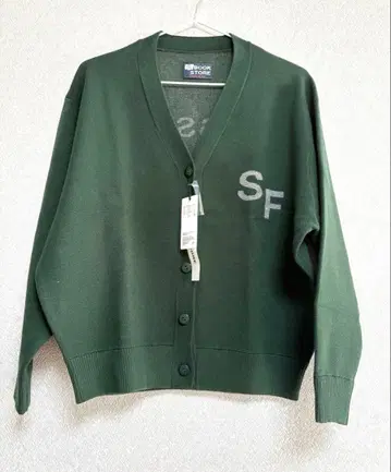 유나이티드 애로우즈 BOOK STORE 그린 가디건 택 포함 새상품